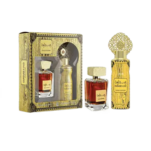 Buy Arabiyat Arabiyat Khashab & Oud Gold Gift Set (100ML EDP + 200ML Deodorant) for Men & Women | Long Lasting Luxury Arabian Perfume Combo Online India - Original Men's Perfume